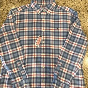 NEW with tags Vineyard Vines Plaid Flannel XL